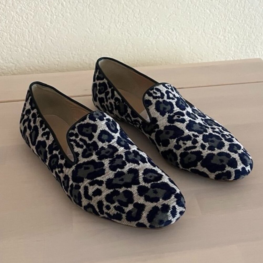 J Crew Leopard Print Loafers